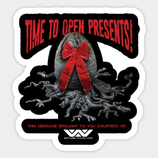 Time to Open Presents Sticker